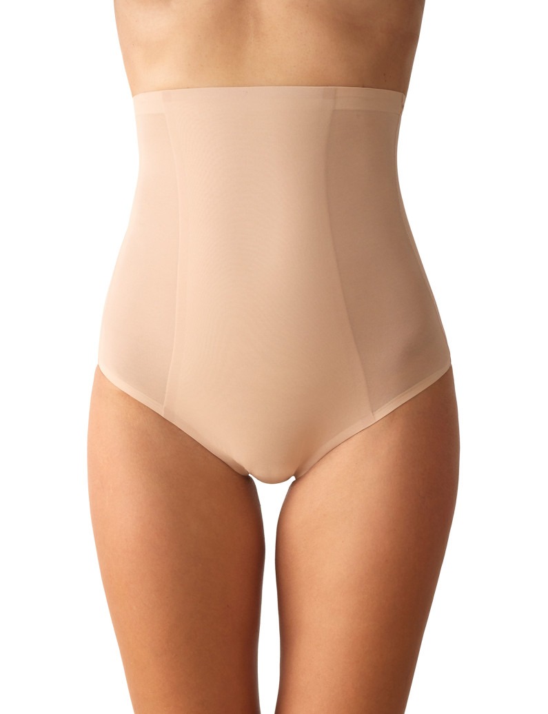 Slip Modellante a Vita Alta in Tessuto Control - immagine 5